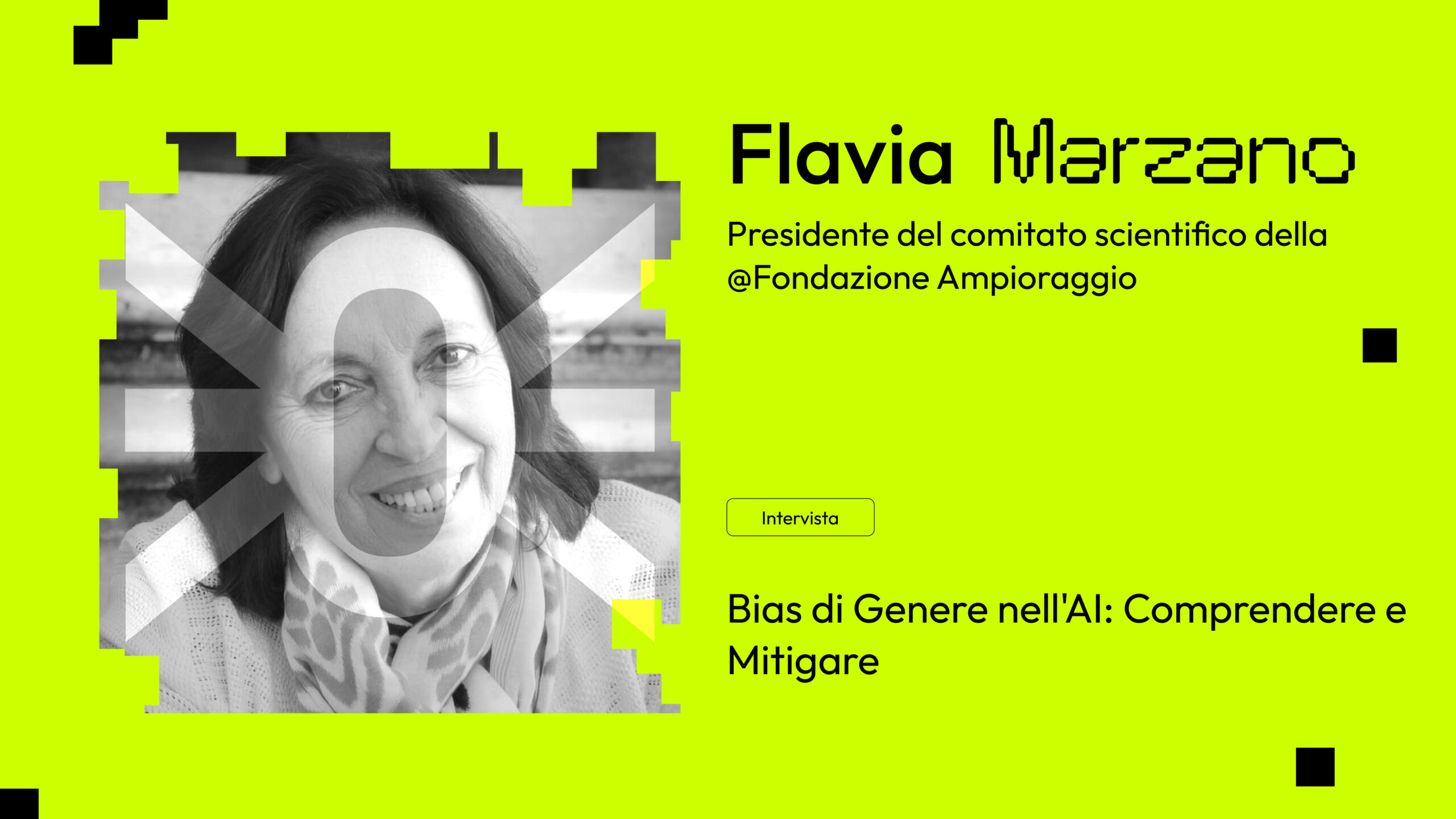 Bias di Genere nell’AI: Comprendere e Mitigare con Flavia Marzano